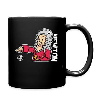 Isaac Newton - Full Colour Mug - black - Right