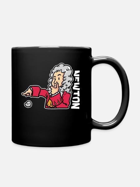 Isaac Newton - Mug uni - noir
