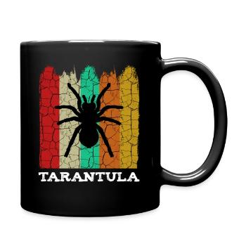 Vogelspinne - Tasse einfarbig - Schwarz - Rechts