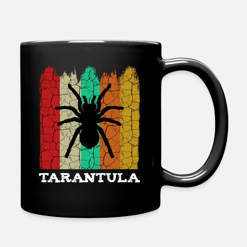 Vogelspinne - Tasse einfarbig - Schwarz