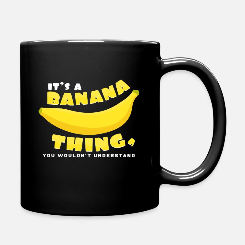 bananas - Full Colour Mug - black