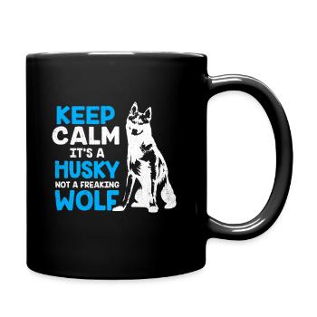 Husky - Full Colour Mug - black - Right
