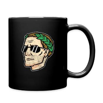 Julius Ceasar Geschenk - Tasse einfarbig - Schwarz - Rechts