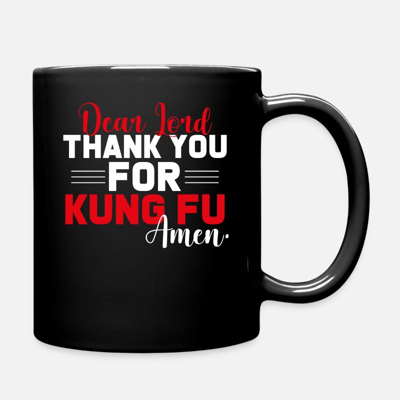 Kung Fu - Tasse einfarbig - Schwarz