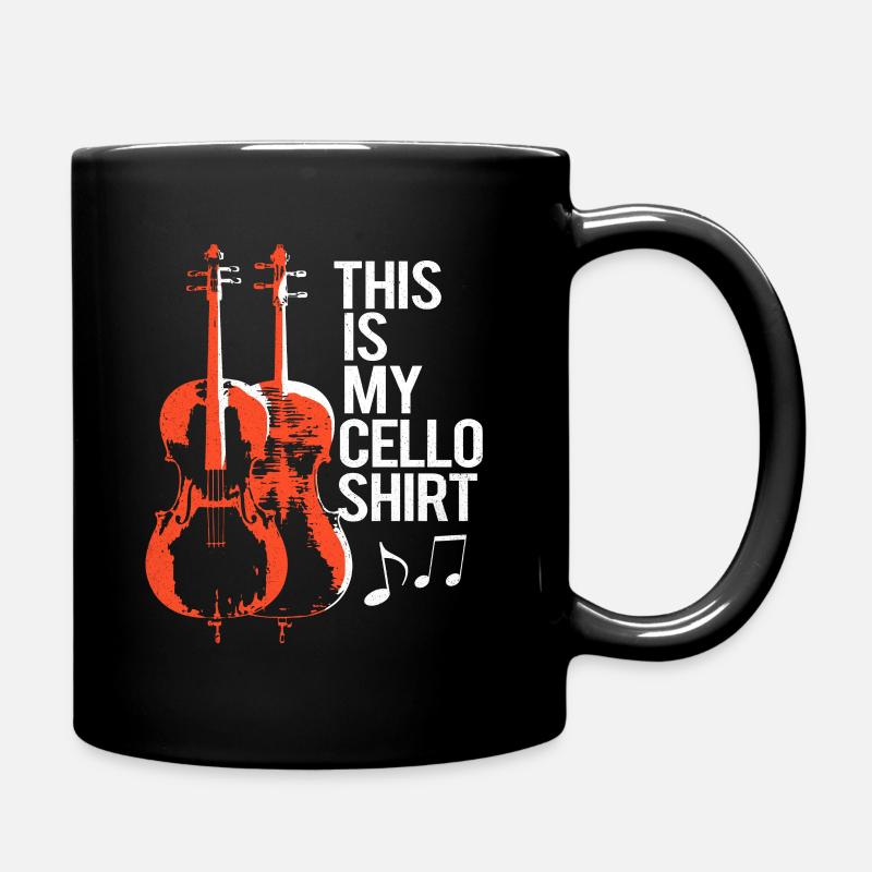 Cello - Tasse einfarbig - Schwarz