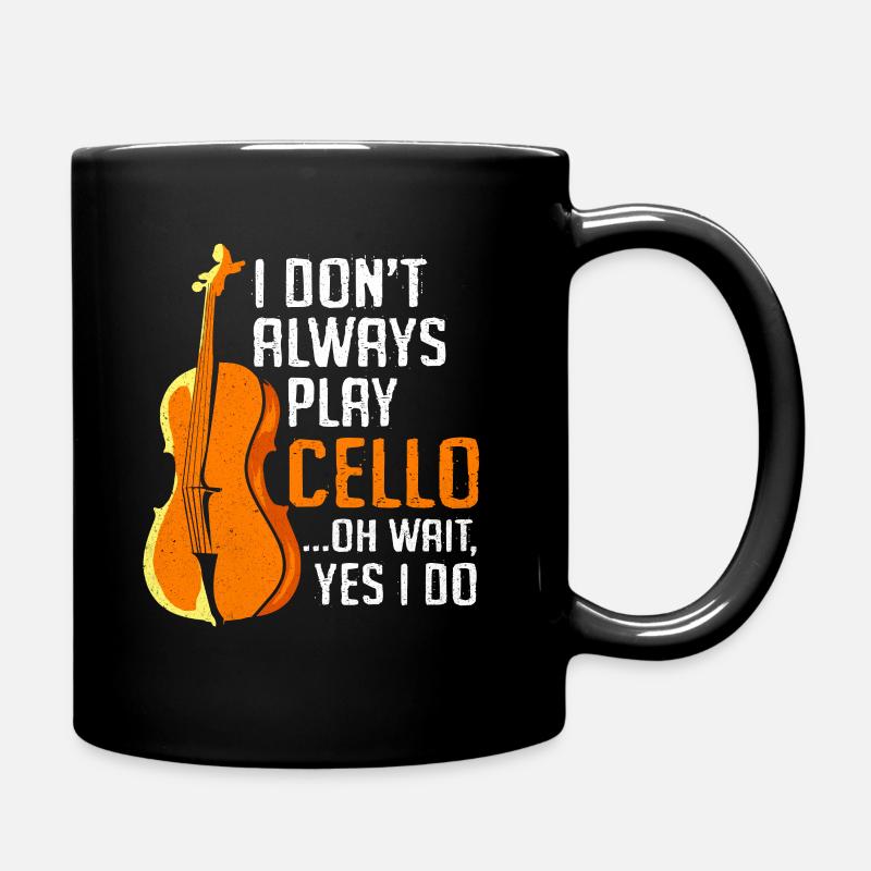 Cello - Tasse einfarbig - Schwarz