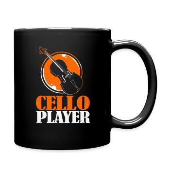 Cello - Tasse einfarbig - Schwarz - Rechts