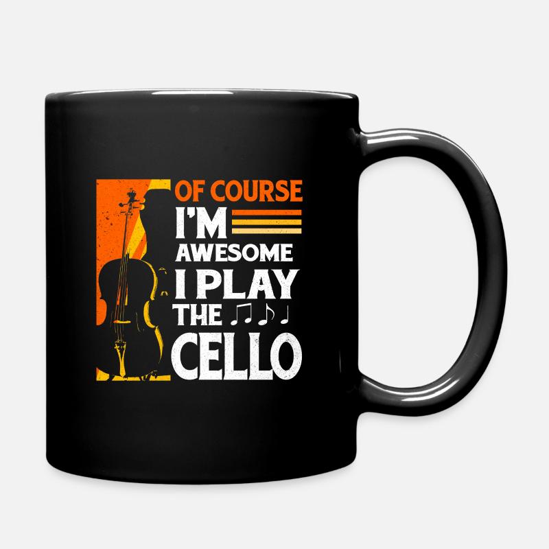 Cello - Tasse einfarbig - Schwarz