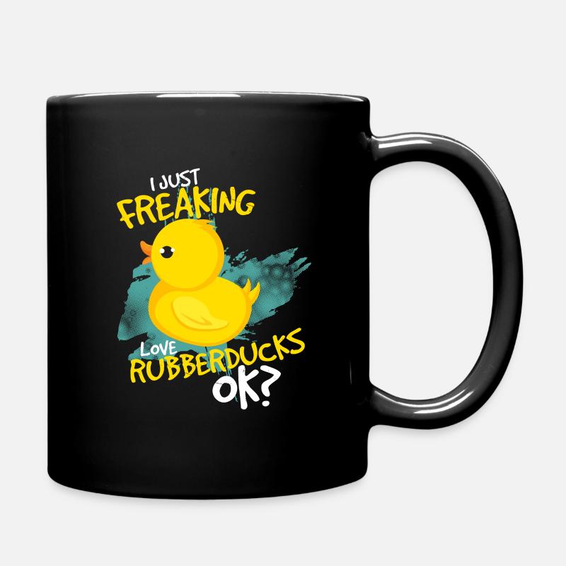 Rubber Duck - Full Colour Mug - black