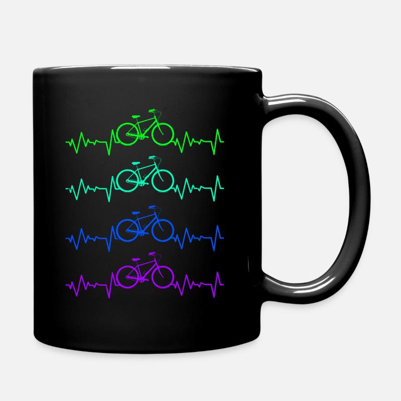Fahrrad - Tasse einfarbig - Schwarz