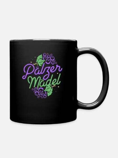 Pfalz Region Deutschland - Tasse einfarbig - Schwarz