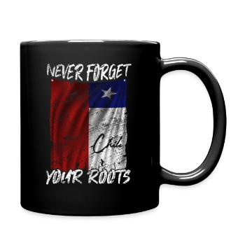Chile - Tasse einfarbig - Schwarz - Rechts