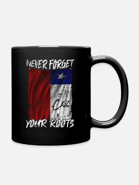 Chile - Tasse einfarbig - Schwarz