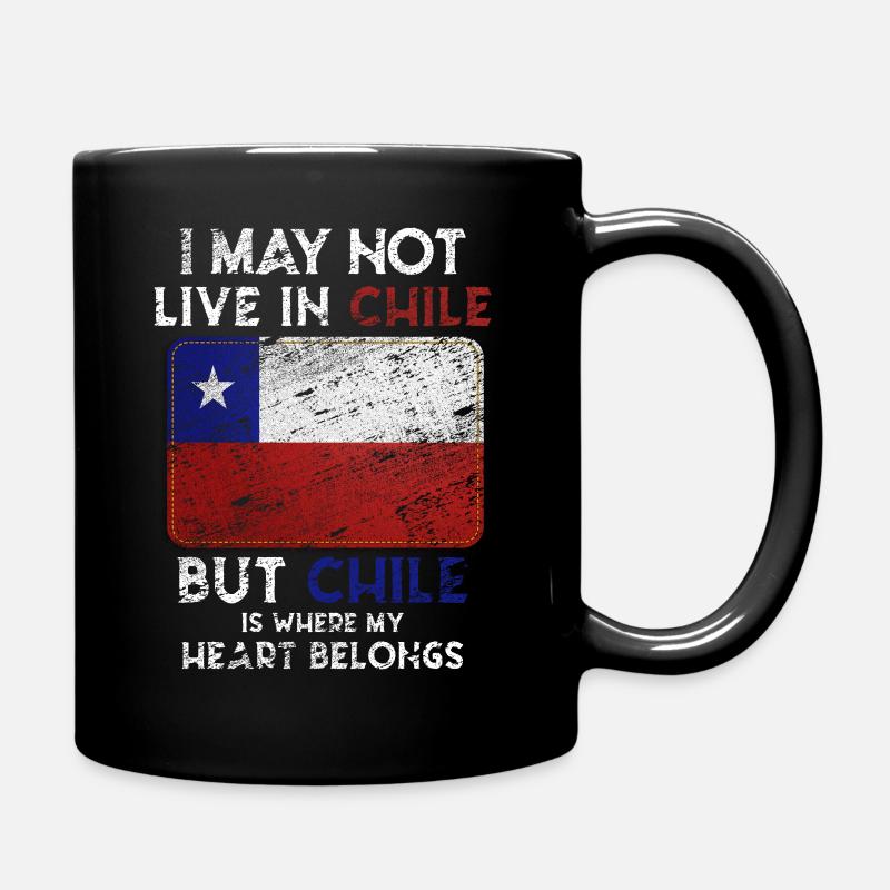 Chile - Tasse einfarbig - Schwarz