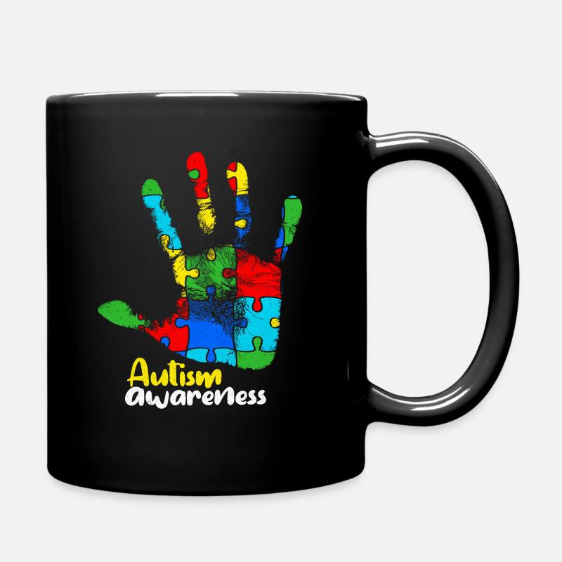 Autismus - Tasse einfarbig - Schwarz