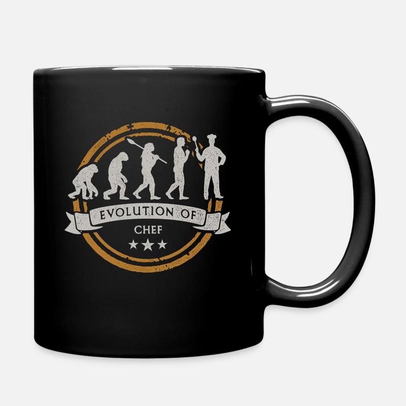Chef Chef Evolution - Full Colour Mug - black