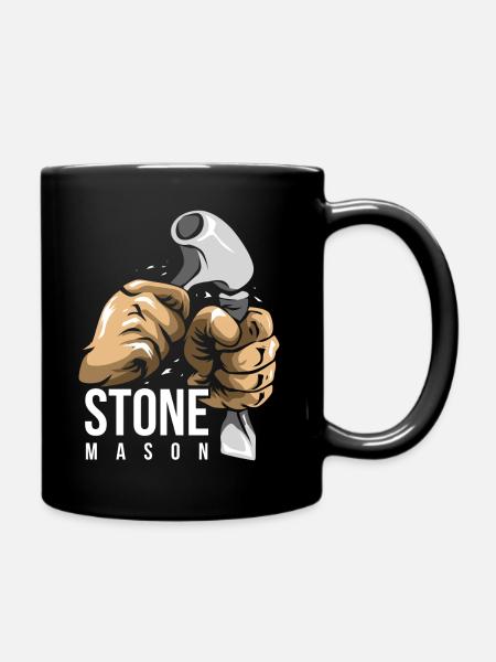 tailleur de pierre - Mug uni - noir