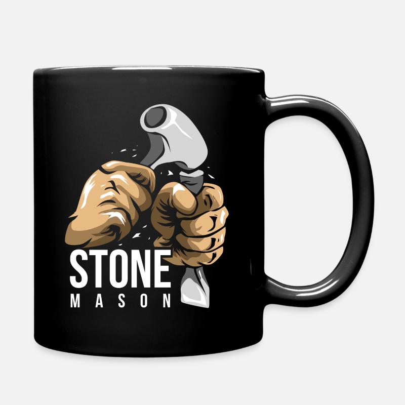 tailleur de pierre - Mug uni - noir
