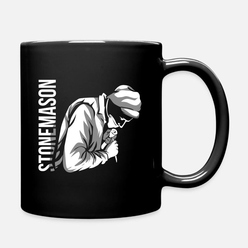 stonemason - Full Colour Mug - black