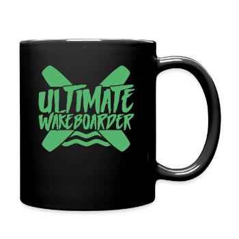 Rope WakeBoard Wakeboard Wakeboarding Wakeboarding Wakeboarder - Full Colour Mug - black - Right