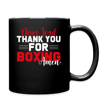 Boxen - Tasse einfarbig - Schwarz - Rechts