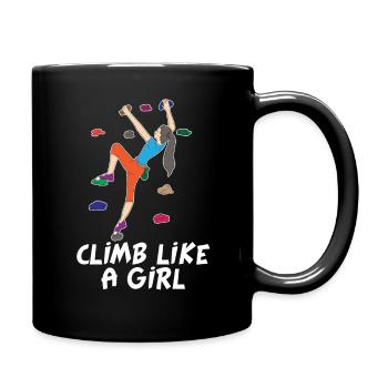 Escalade salle d’escalade escalade Bouldern cadeau - Mug uni - noir - Droite