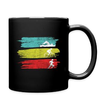 Triathlon Sport - Full Colour Mug - black - Right
