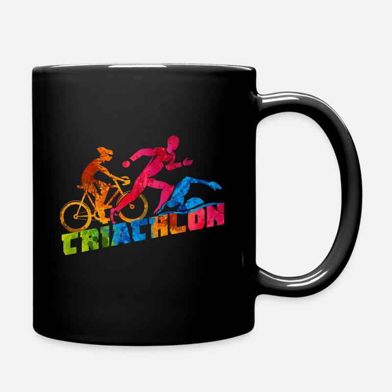 Triathlon Amour - Mug uni - noir