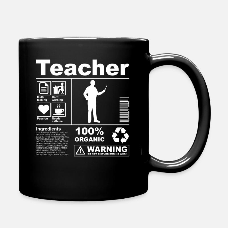 Teacher Product Description - Full Colour Mug - black
