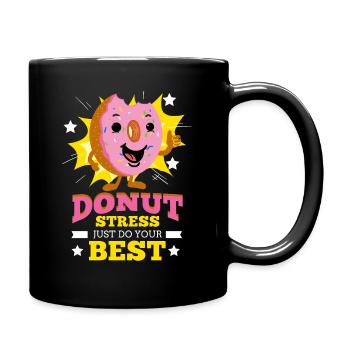 Retraites Phase Don Cadeau Enseignant Donut Stress - Mug uni - noir - Droite