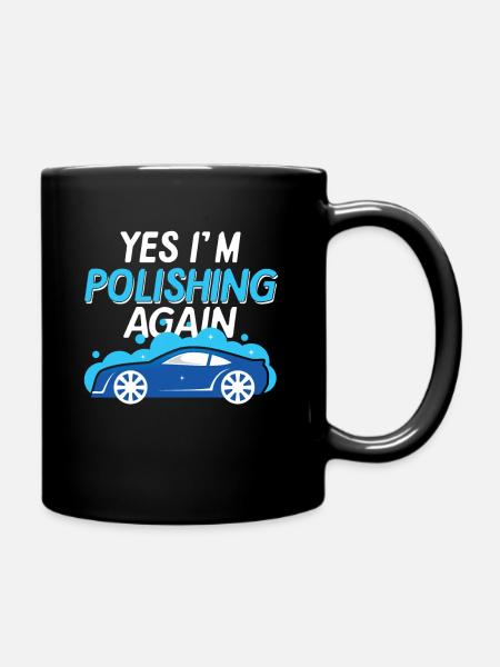 Entretien du véhicule Detailer Detailing Polissage Lavage - Mug uni - noir