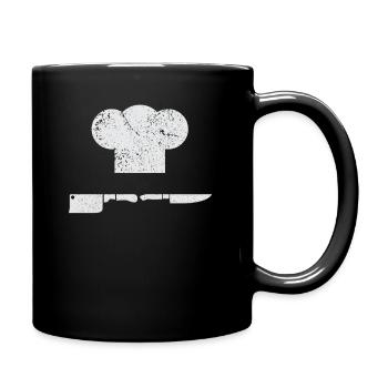 Cook cook cooking - Full Colour Mug - black - Right