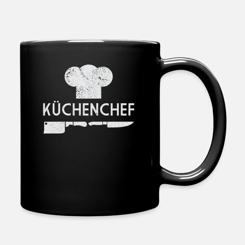 Koch - Tasse einfarbig - Schwarz