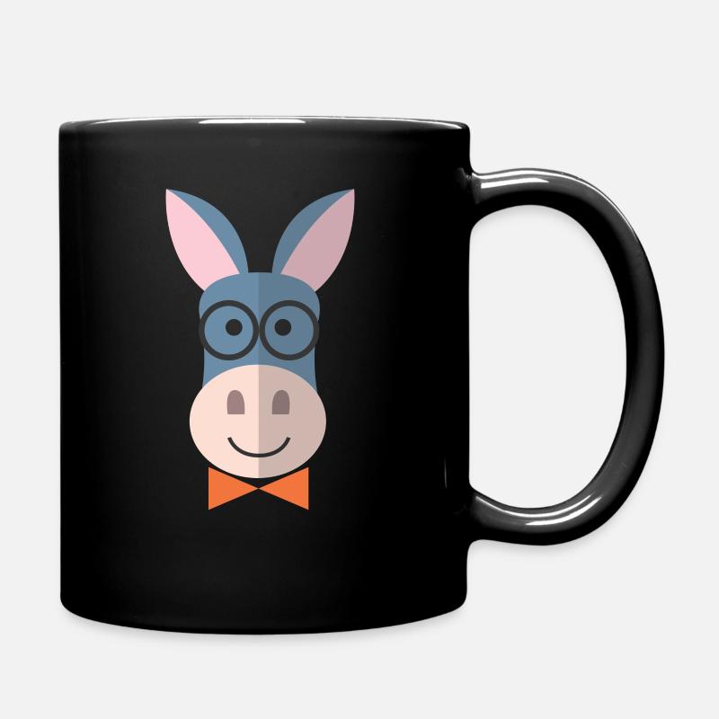 Donkey donkey animals - Full Colour Mug - black