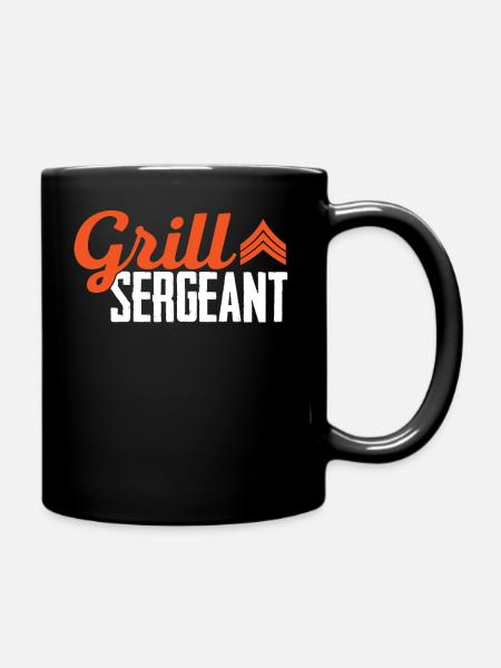 Grill Sergeant - Tasse einfarbig - Schwarz