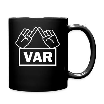 Arbitre Vidéo Arbitre VAR Kreisliga cadeau - Mug uni - noir - Droite