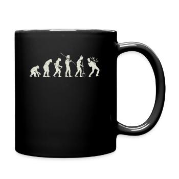 Gitarre Evolution - Tasse einfarbig - Schwarz - Rechts