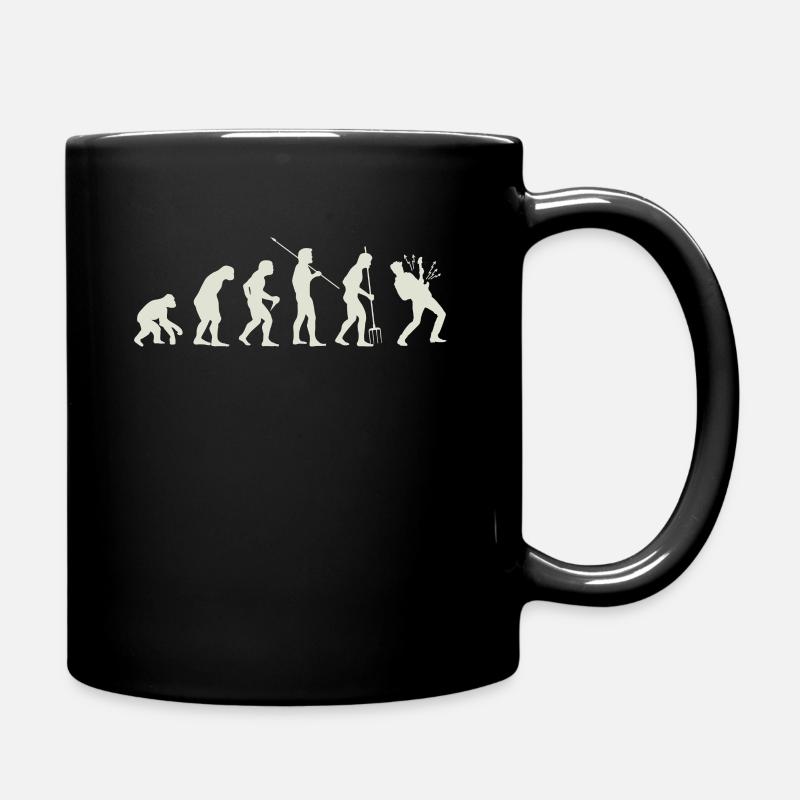 Evolution Gitarre - Tasse einfarbig - Schwarz