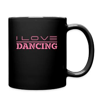 Tänzer Tänzerin Tanz Tanzen Tanzschule - Tasse einfarbig - Schwarz - Rechts
