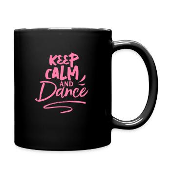 Tanz - Tasse einfarbig - Schwarz - Rechts