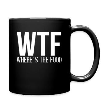 eat - Full Colour Mug - black - Right
