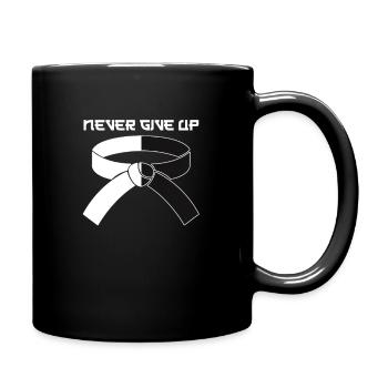 Karate - Tasse einfarbig - Schwarz - Rechts