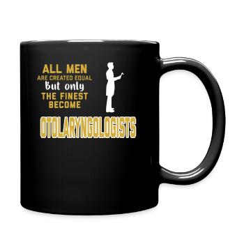 Funny Otolaryngologist Shirt - Tasse einfarbig - Schwarz - Rechts