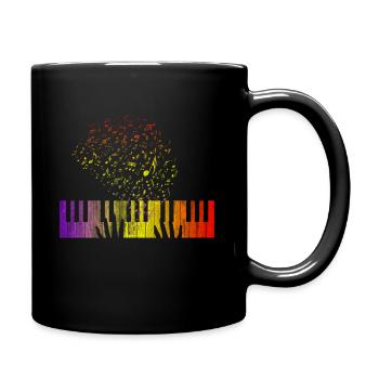 Piano Magie - Mug uni - noir - Droite