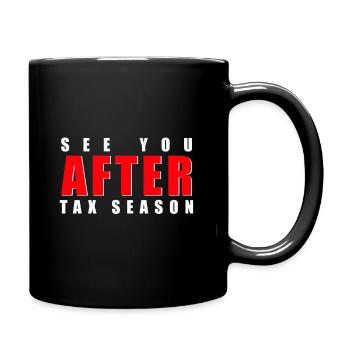 I hate controlling gift taxes hate annoying - Full Colour Mug - black - Right
