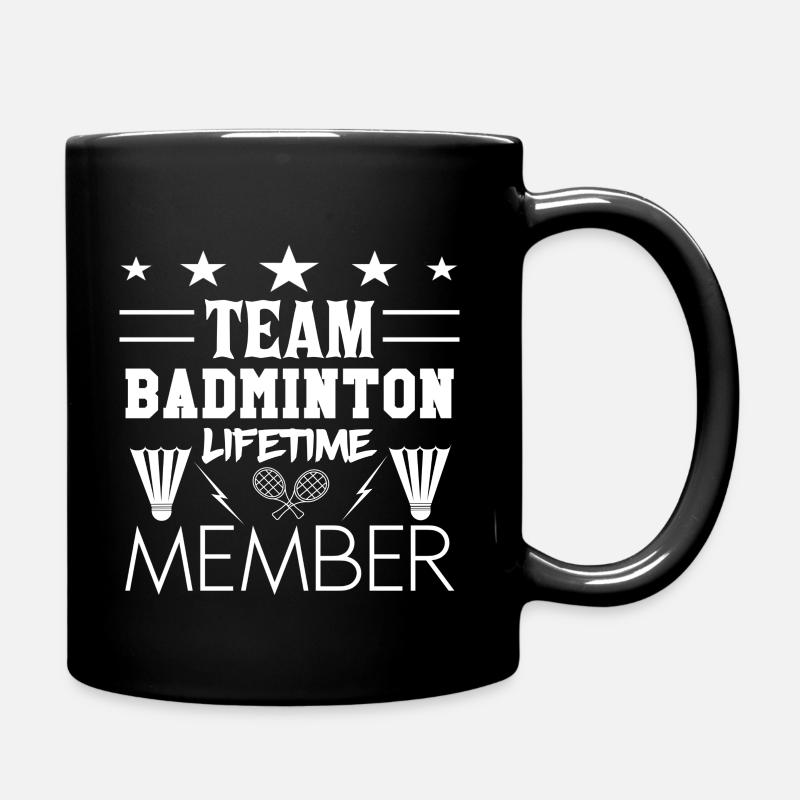 Badminton - Tasse einfarbig - Schwarz
