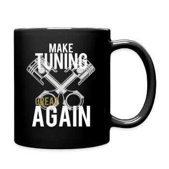 réglage - Mug uni - noir - Droite
