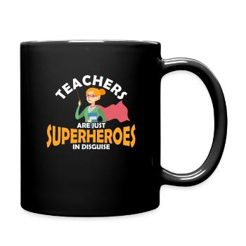 Teacher - Full Colour Mug - black - Right