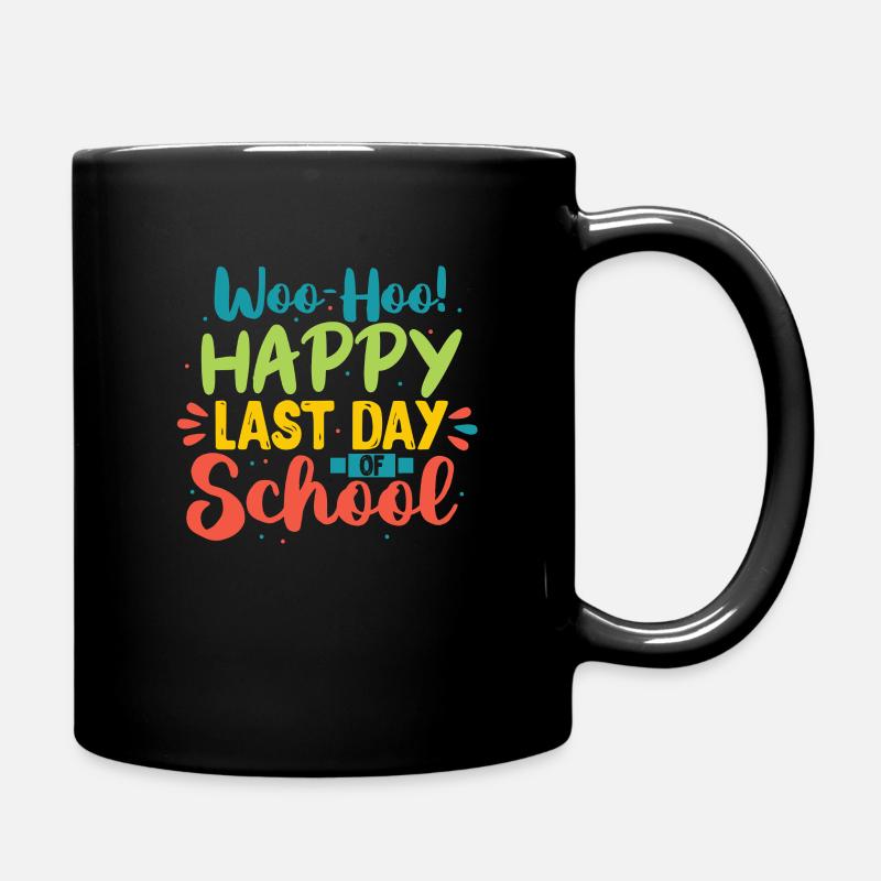 Schule Schulabschluss Abschlussfeier Geschenk - Tasse einfarbig - Schwarz