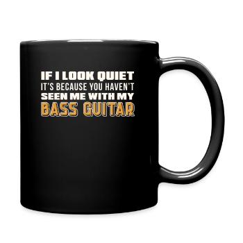 Musique de guitare basse - Mug uni - noir - Droite